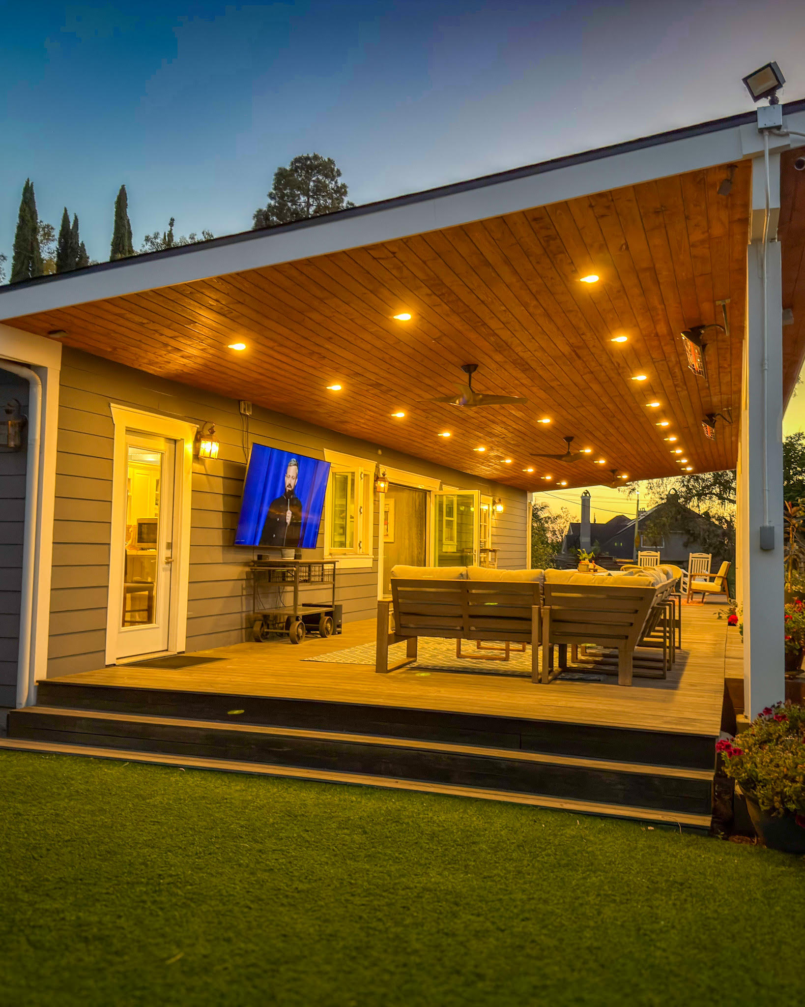 Indoor outdoor living space remodel in Orange, CA by Keely Design Build